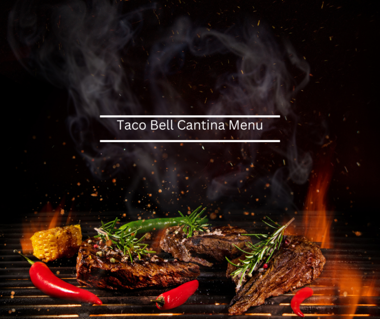 Taco Bell Cantina Menu